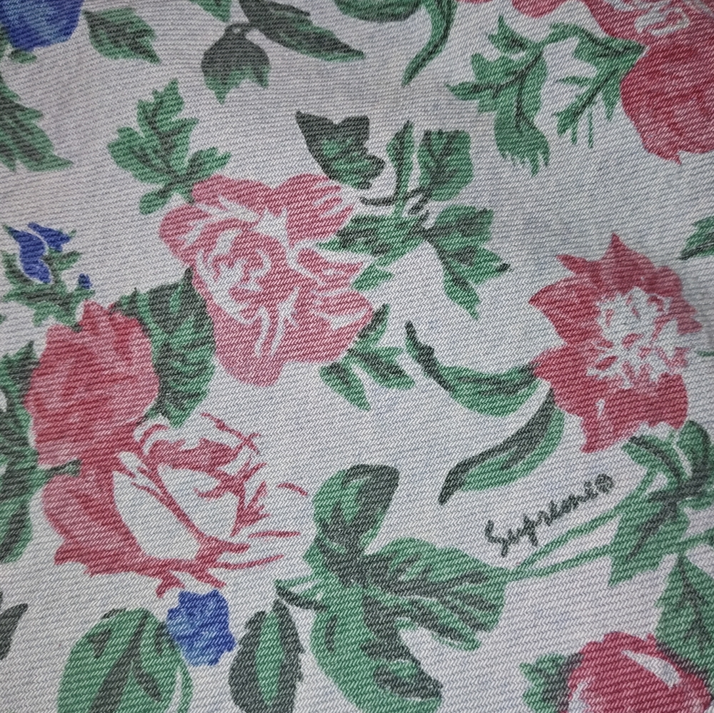 LEVI'S + SUPREME 505 FLORAL JEANS - SIZE - 34/32 - Picture 4 of 9
